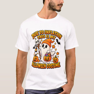 T-shirt En raison de l'inflation, voici mon costume d'Hall