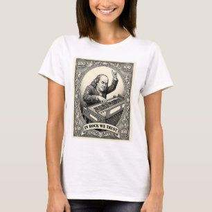 T-shirt En Rock Nous Faisons Confiance 100 Roches Franklin