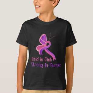 T-shirt En rose Forte Violences Violentes Cancer du Sein C