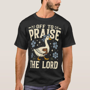 T-shirt En route pour louer le Seigneur Verset biblique Ch