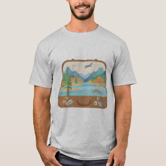 T-shirt En savoir plus - Tee d'aventure extérieure