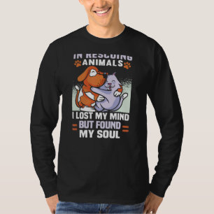 T-shirt En Secourant des animaux, j'ai perdu mes droits en