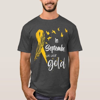 T-shirt En Septembre Nous Portons Le Ri Sensibilisation À