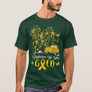T-shirt En septembre We Wear Gold Pumkin Childhood