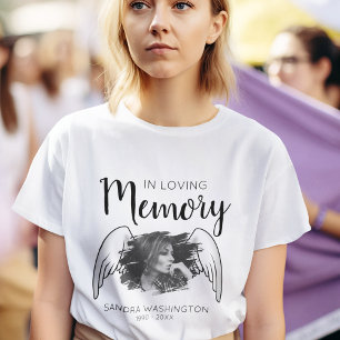 T-shirt En Souvenir Aile d'Ange Mémorial Photo