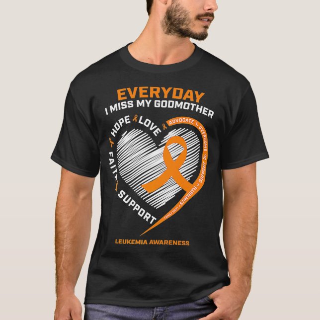 T-shirt En Souvenir Mémoire Amoureuse De La Leucémie Godmè (Devant)