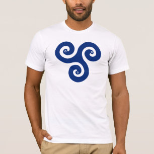 T-shirt en spirale triple celtique