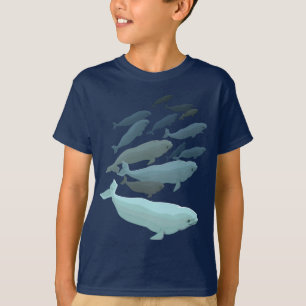 T-Shirt en T-Shirt de baleine de Beluga pour enfan