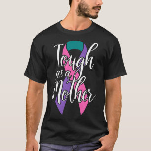 T-shirt En Tant Que Mère - Thyroïde Cancer Sensibilisation