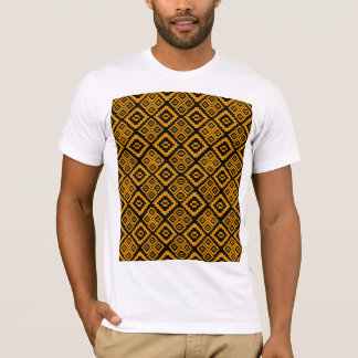 T-shirt en tissu de fleurs dorées