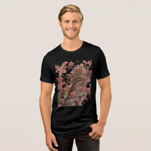 T-SHIRT  EN TRI-MATIÈRE 