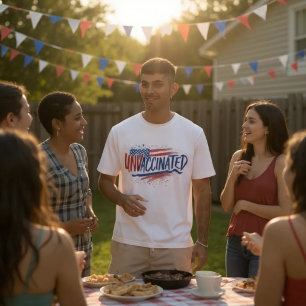 T-SHIRT EN TRI-MATIÈRE