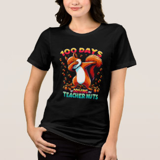 T-shirt En Tri-matière 100 jours de conduite mon enseignant noix Dabbing