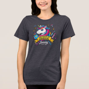 T-shirt En Tri-matière 100 Jours de l'école Magique Apprentissage mignon 