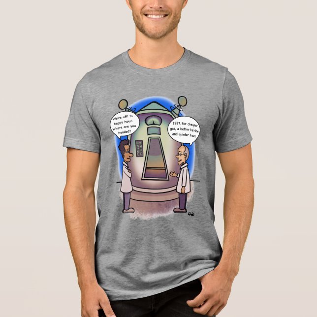 T-shirt En Tri-matière 1987 Retour dans le temps Hommes (Recto)