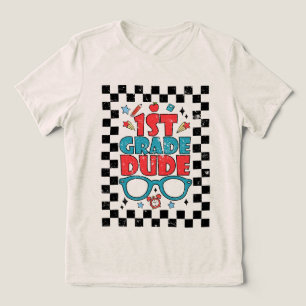 T-shirt En Tri-matière 1ère année Dué Retour à l'école Premier niveau élè