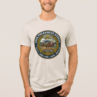 T-shirt En Tri-matière 2026 Preakness Stakes 151 Horse Racing Design