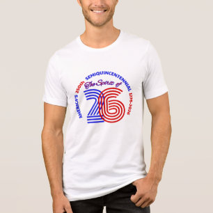 T-SHIRT EN TRI-MATIÈRE 250E SEMIQUINCENTENAIRE AMÉRICAIN 1776-2026