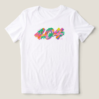 T-shirt En Tri-matière 404 Coded Drip Typographie PNG | G Coloré Fondu
