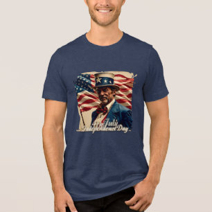 T-shirt En Tri-matière 4 juillet - Esprit d'indépendance