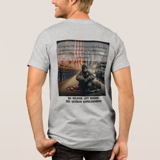 T-shirt En Tri-matière "6" Sensibilisation des anciens combattants sans a (Verso)