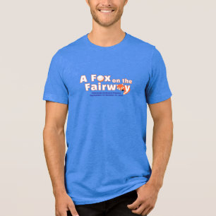 T-shirt En Tri-matière "A" Fox sur le fairway - Hommes - Chemise bleue