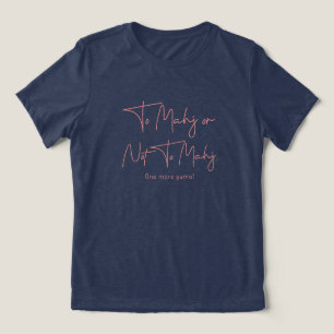 T-shirt En Tri-matière A Mahj ou pas à Mahj... Encore un jeu !