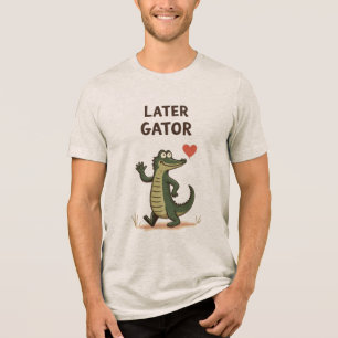T-shirt En Tri-matière À plus tard Gator Drôle Alligator Au revoir