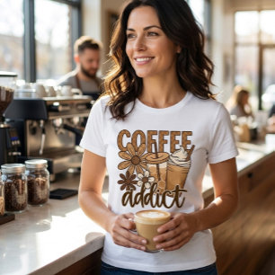 T-shirt En Tri-matière Accro au café.