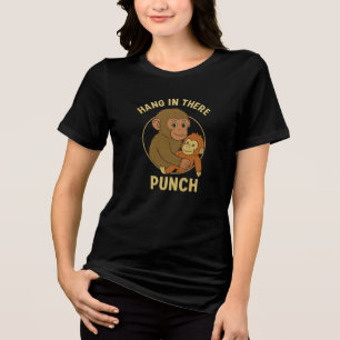 T-shirt En Tri-matière Accroche-Toi Punch – Singe sur une Balançoire de L