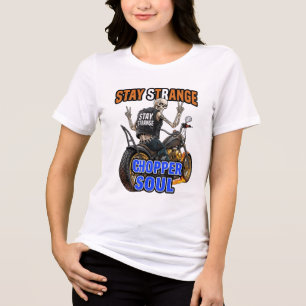 T-shirt En Tri-matière ADOM Chopper Soul Reste Étrange Vélo
