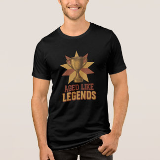 T-shirt En Tri-matière Aged Like Legends – Vintage Trophy Retro Sports