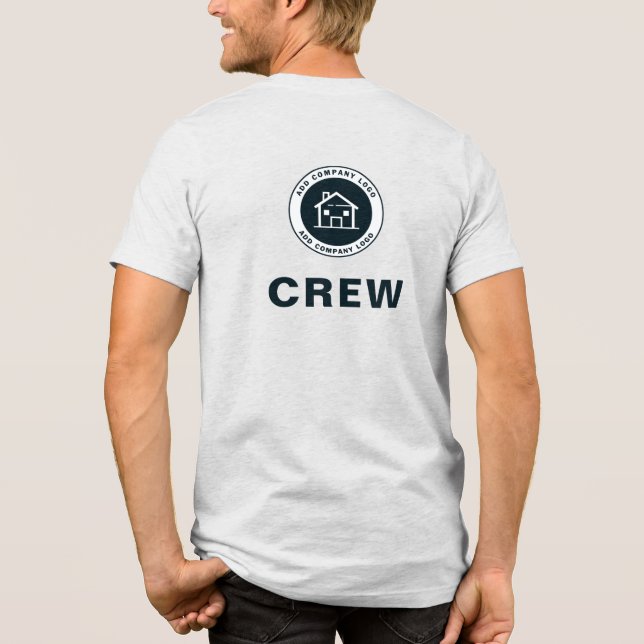 T-shirt En Tri-matière Ajouter un logo professionnel personnalisé classiq (Verso)