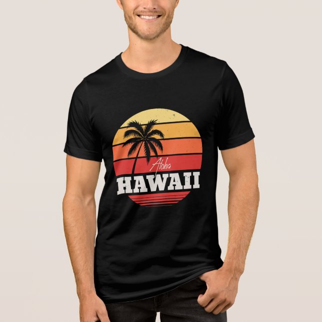 T-shirt En Tri-matière Aloha Hawaii (Recto)