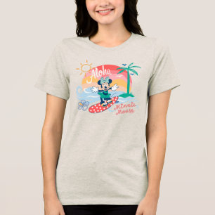 T-shirt En Tri-matière Aloha Minnie Mouse Surf Tropical