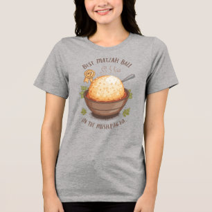 T-shirt En Tri-matière Amateur de Soupe aux Boulettes de Matza