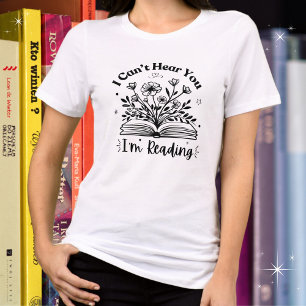 T-shirt En Tri-matière Amateurs de livres, je ne peux pas vous entendre J