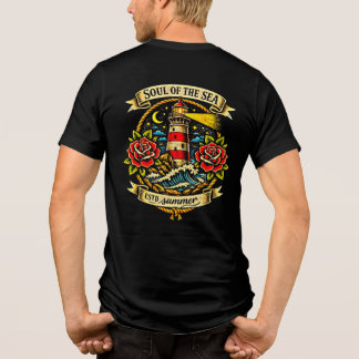 T-shirt En Tri-matière Âme de la mer Tatouage de marin Old School