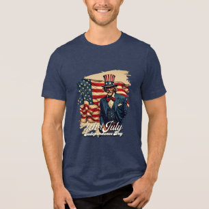T-shirt En Tri-matière Âme fière du 4 juillet
