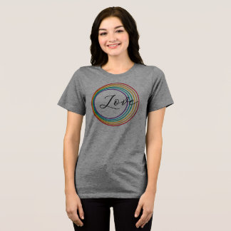 T-shirt En Tri-matière Amour arc-en-ciel