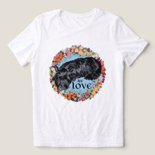 T-shirt En Tri-matière Amour de Terrier Écossais