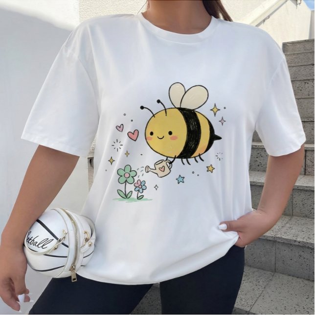 T-shirt En Tri-matière Amoureux de la nature et du bourdon fantaisiste (Créateur téléchargé)
