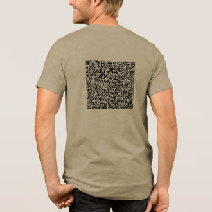 T-shirt En Tri-matière Analyser le code QR personnalisé Concevez votre pr