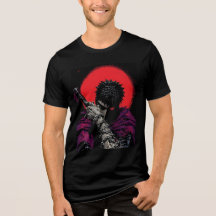 Anime Guerrier Épée Lune Rouge Art Hug