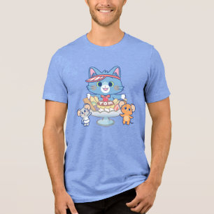 T-shirt En Tri-matière Anime Tom, Jerry et Tuffy Dessert Parlor