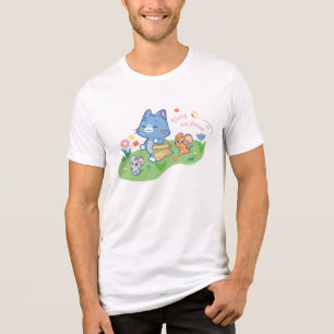 T-shirt En Tri-matière Anime Tom, Jerry et Tuffy Picnic