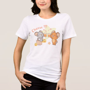 T-shirt En Tri-matière Anime Tuffy et Jerry Cheese au fromage