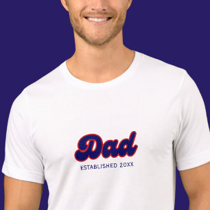 T-shirt En Tri-matière Année personnalisée Papa
