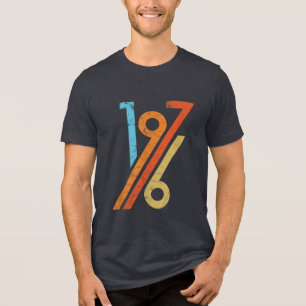 T-shirt En Tri-matière Anniversaire 1976 Vintage Style 70s 1976