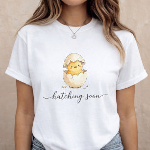 T-shirt En Tri-matière Annonce de Naissance Mignonne Annonce de Grossesse